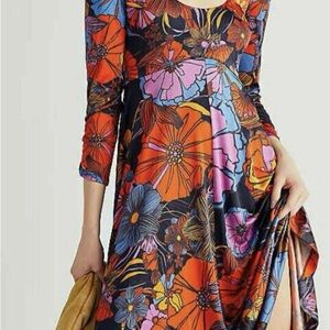 Free People First Date Maxi Dress Xl Floral